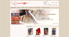 Desktop Screenshot of manos-del-peru.com